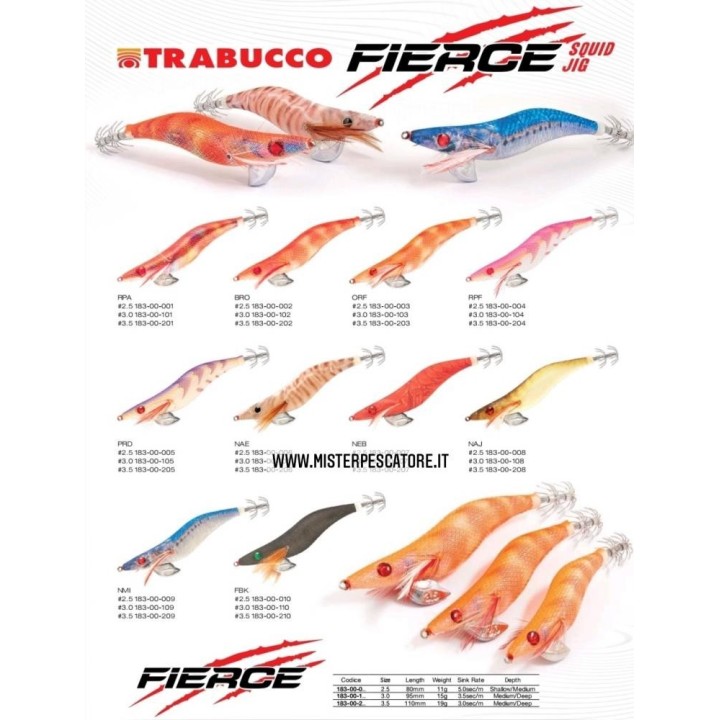 Totanara Trabucco Fierce Squid Jig  ORF